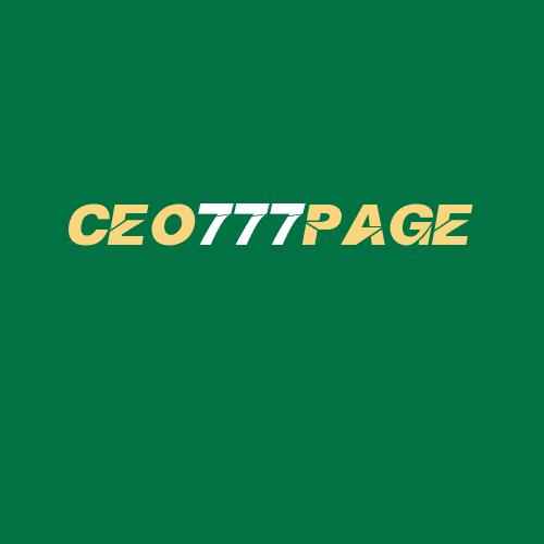 Logo da CEO777PAGE